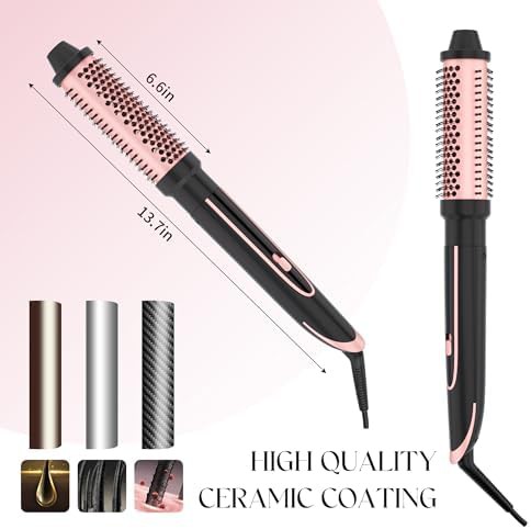 Rose gold heated round curling brush — photo 4