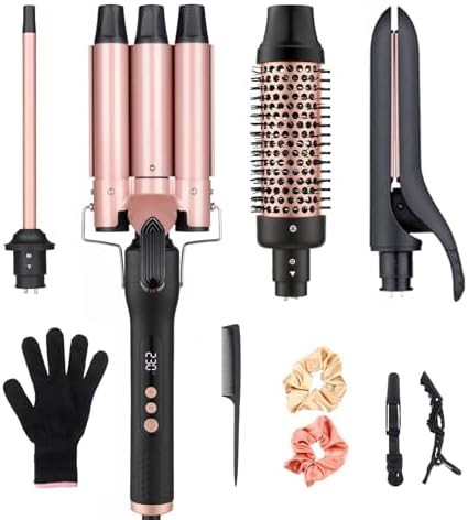 Four in one wand with thermal brush