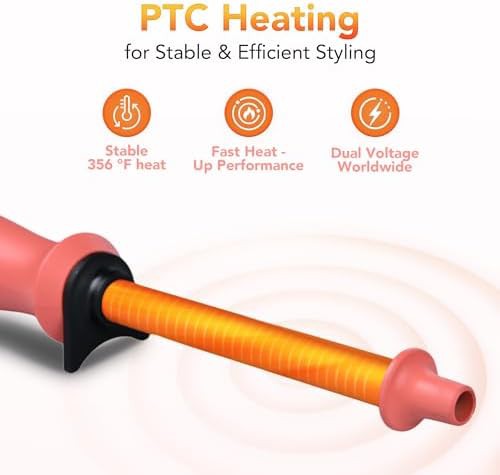 Mini ceramic travel curling wand — photo 4