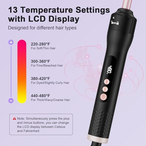 Ceramic Tapered Curling Wand with Interchangeable Barrels — photo 4