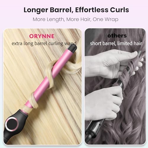 Slim dual voltage ceramic curling wand — photo 3
