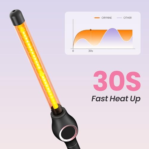Slim dual voltage ceramic curling wand — photo 5
