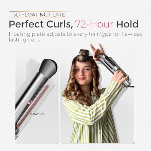 Gray Automatic Rotating Wand for Long Hair — photo 5