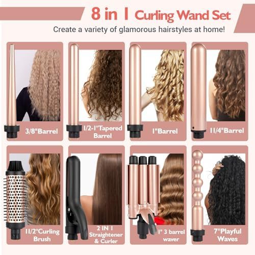 Eight in one tapered ceramic wand — photo 4