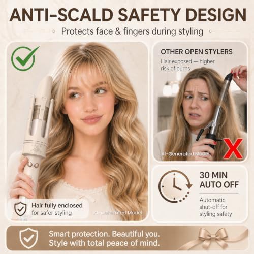 Ivory automatic rotating curling iron — photo 4