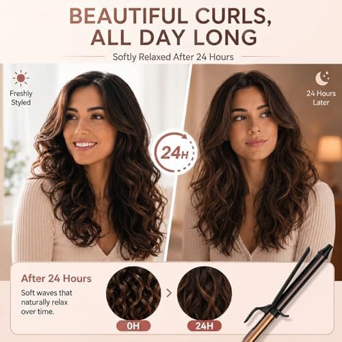 Oval barrel dual voltage curling iron — photo 4