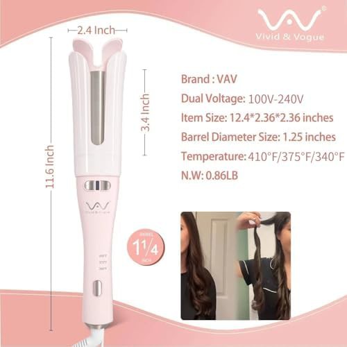 Automatic Rotating Large Barrel Curling Wand — photo 3