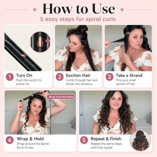 Three quarter inch ceramic tight curl wand — photo 3