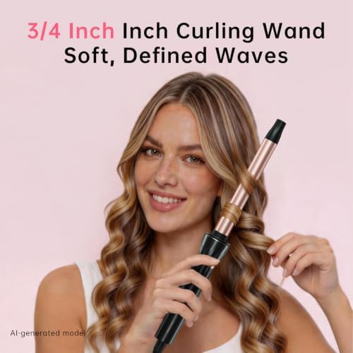 Three quarter inch ceramic tight curl wand — photo 5