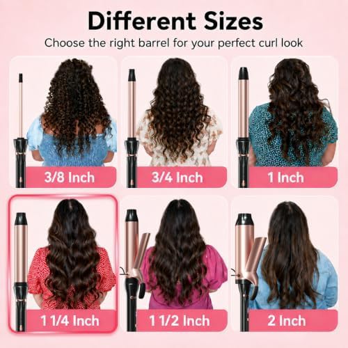 One and a quarter inch long barrel curler — photo 4