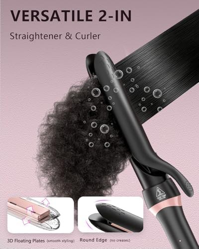 Multi curling wand with flat iron attachment — photo 4