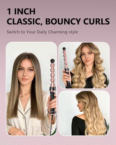 Five in one ceramic wand with thermal brush — photo 4