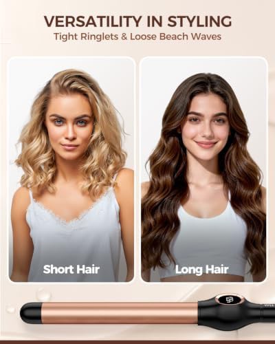 Long barrel 1 inch clipless curling wand — photo 4