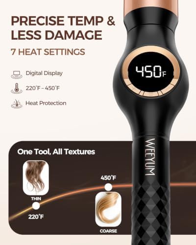Ceramic 1 25 inch long barrel hair curler — photo 5