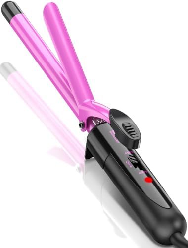 Slim ceramic iron for tight curls