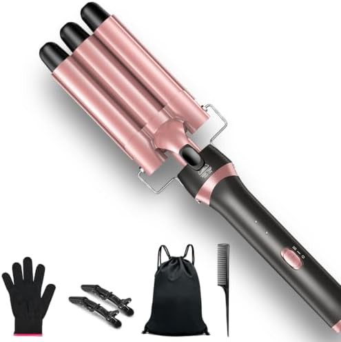 Three barrel ceramic waver with glove