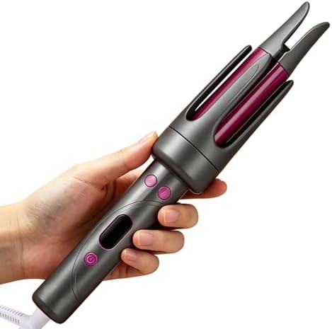 Automatic rotating curling wand with 32mm barrel