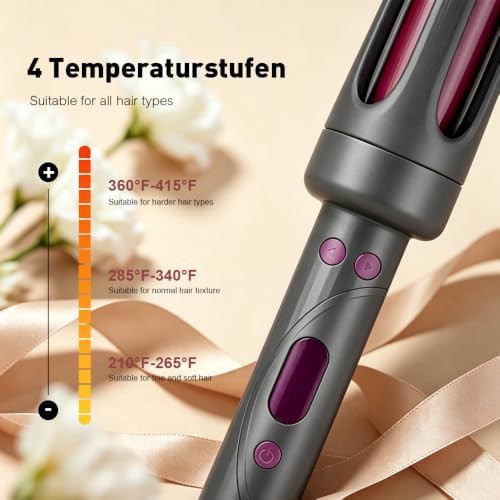 Automatic rotating curling wand with 32mm barrel — photo 4
