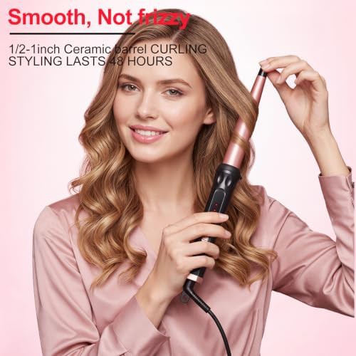 Tapered curling wand for natural curls — photo 4