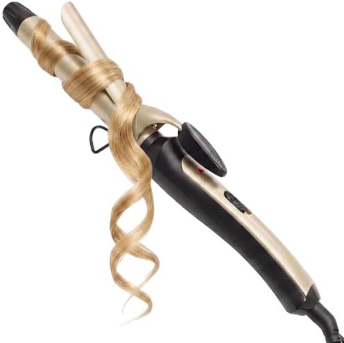 Tapered one inch ceramic curling wand