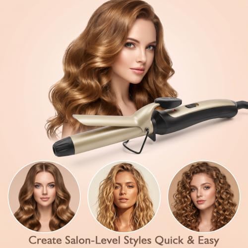 Tapered one inch ceramic curling wand — photo 4