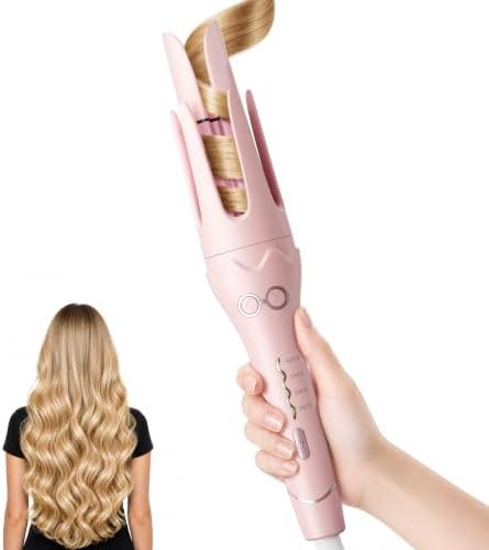 Large barrel automatic rotating curling wand
