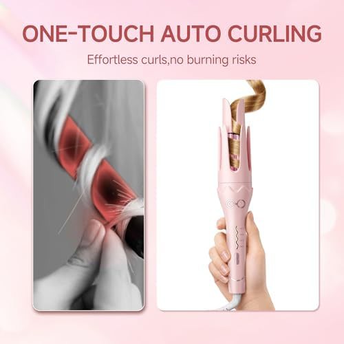 Large barrel automatic rotating curling wand — photo 4