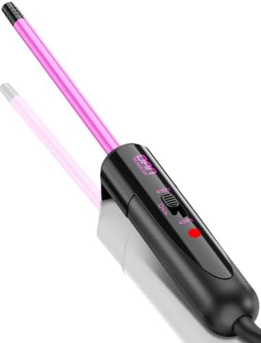 Nine millimeter ceramic wand for tight curls