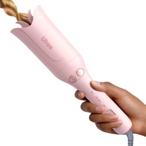 Ufree automatic rotating 1 inch beach wave curler