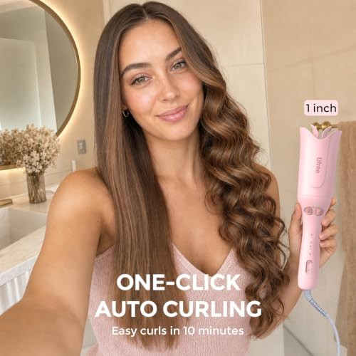 Ufree automatic rotating 1 inch beach wave curler — photo 3